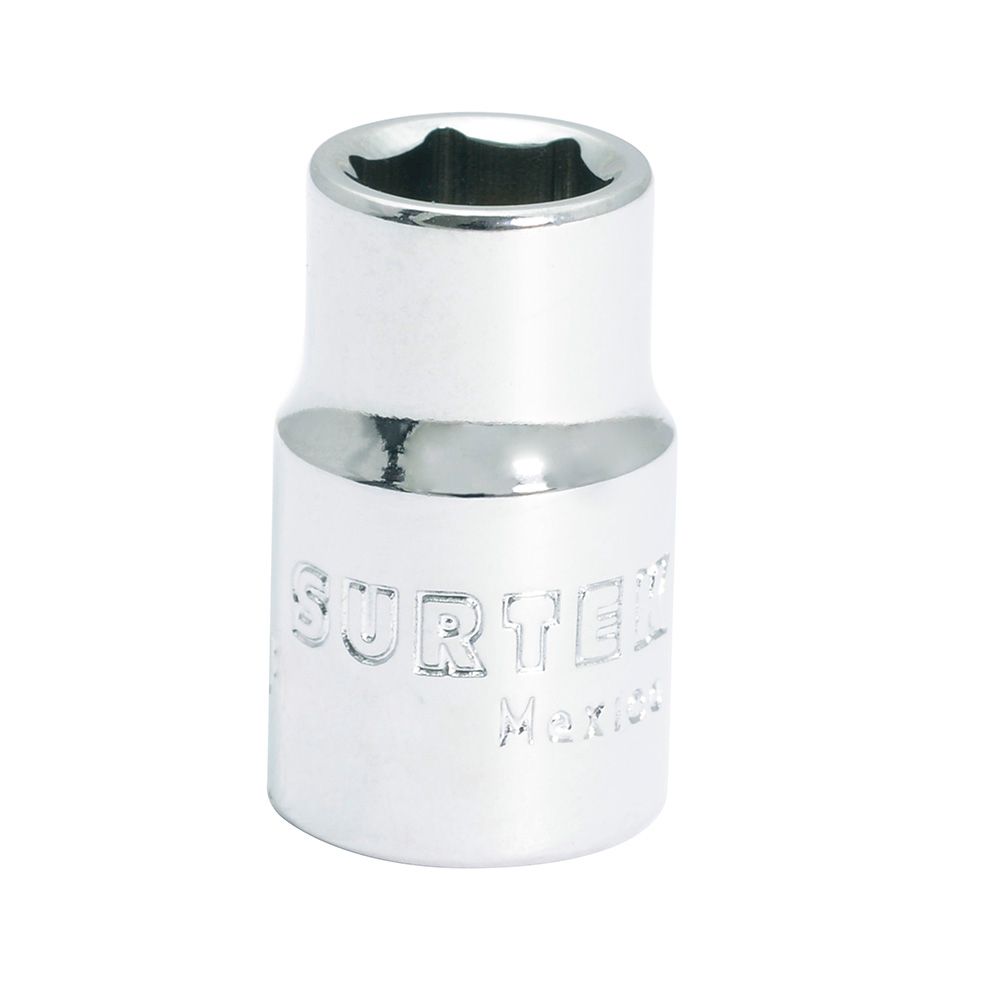 Dado cuadro de 3/8", 6 puntas, en pulgadas, 3/8" Surtek