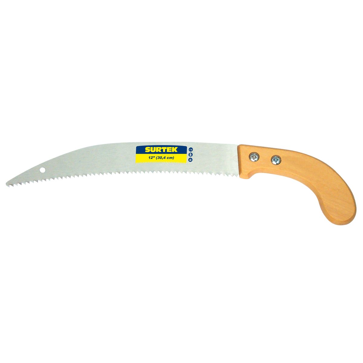 Serrucho de poda con mango de madera curvo 12" Surtek