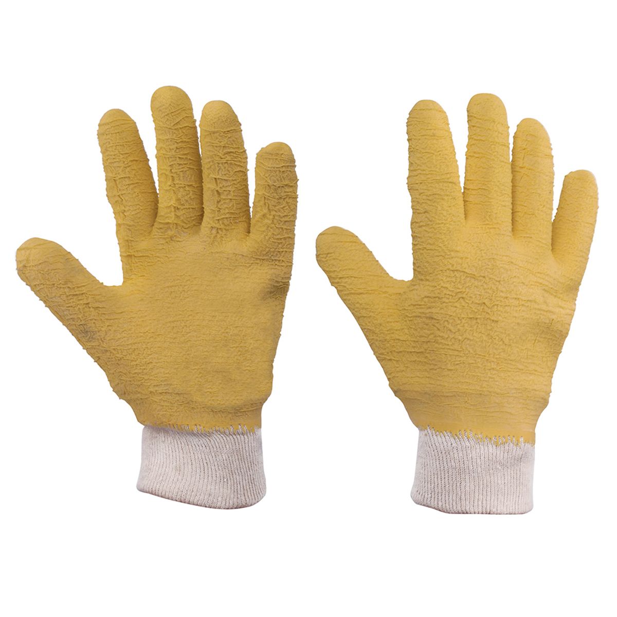 Guantes de algodón con recubrimiento de látex talla G Surtek