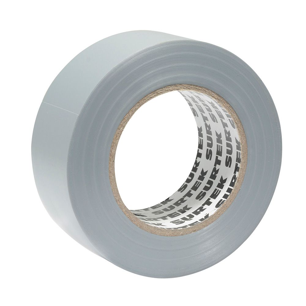 Cinta gris de PVC para ducto 45.7 m Surtek