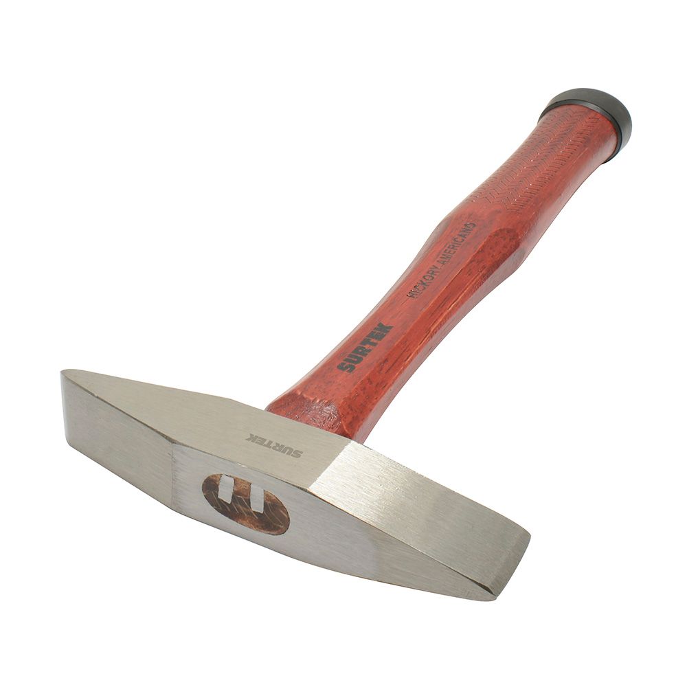 Martillo para herrero con mango de madera hickory americano 13", 18 oz Surtek