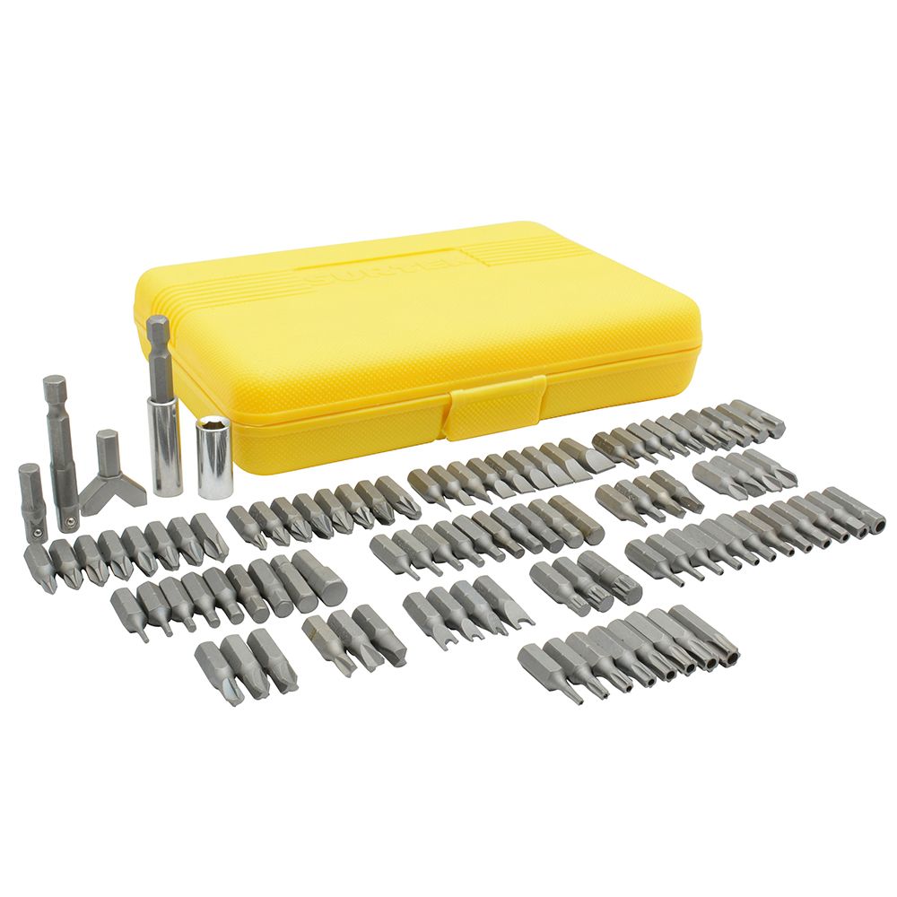 Juego combinado de puntas hexágono de 1/4", 100 piezas Surtek
