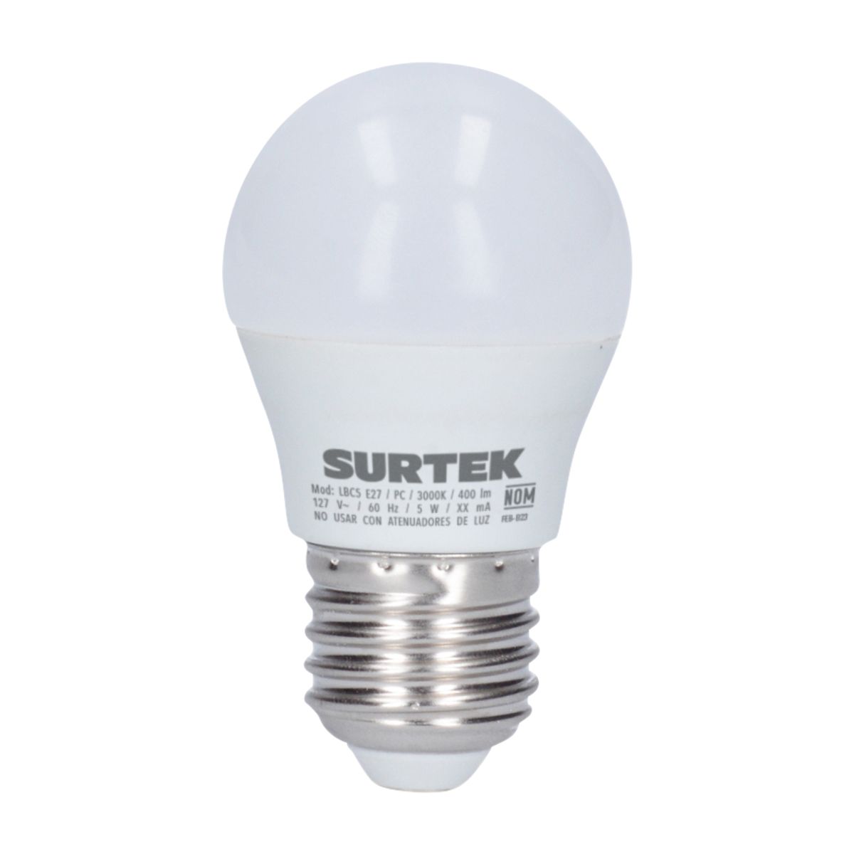 Lámpara de LED tipo bulbo A19, 14 W luz cálida Surtek