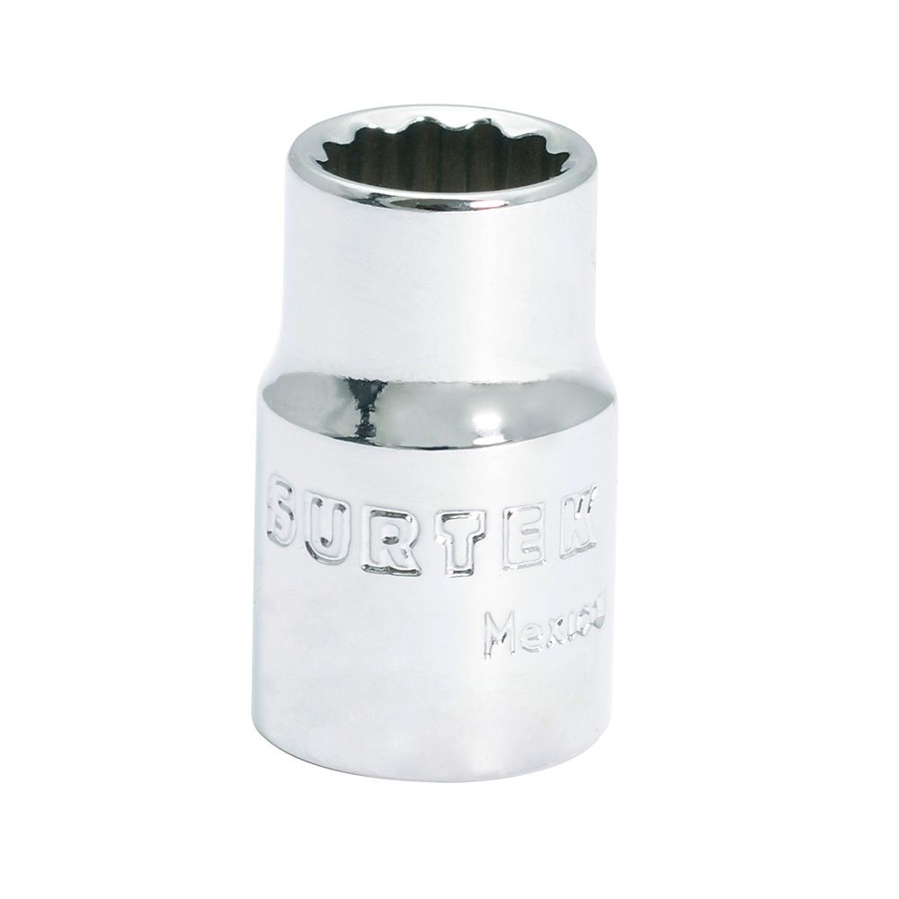 Dado cuadro de 3/8", 12 puntas, métrico, 9 mm Surtek