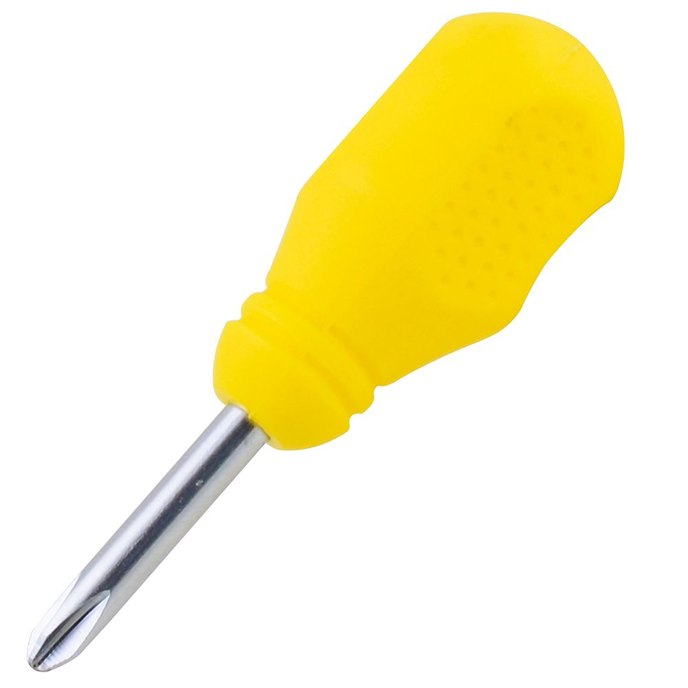 Destornillador con mango amarillo, punta Phillips tipo trompo #2 x 1-3/8" Surtek