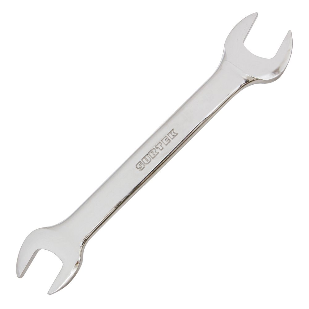 Llave española pulido espejo en pulgadas, 1/2" x 9/16" Surtek