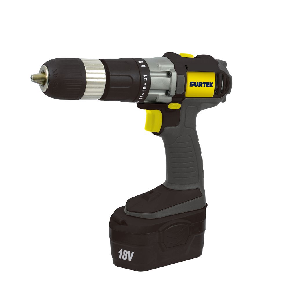 Rotomartillo 1/2" a batería Ni-Cd 18 V, 21 Nm Surtek