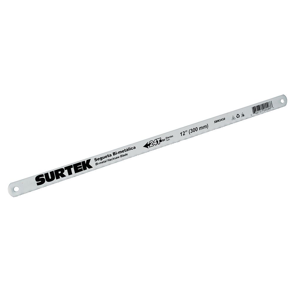 Segueta bimetálica 12", 24 DPP Surtek