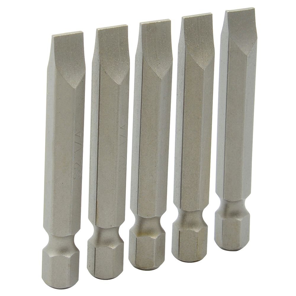 Punta Plana para destornillador hexágono de 1/4", 1/4" x 2" Surtek