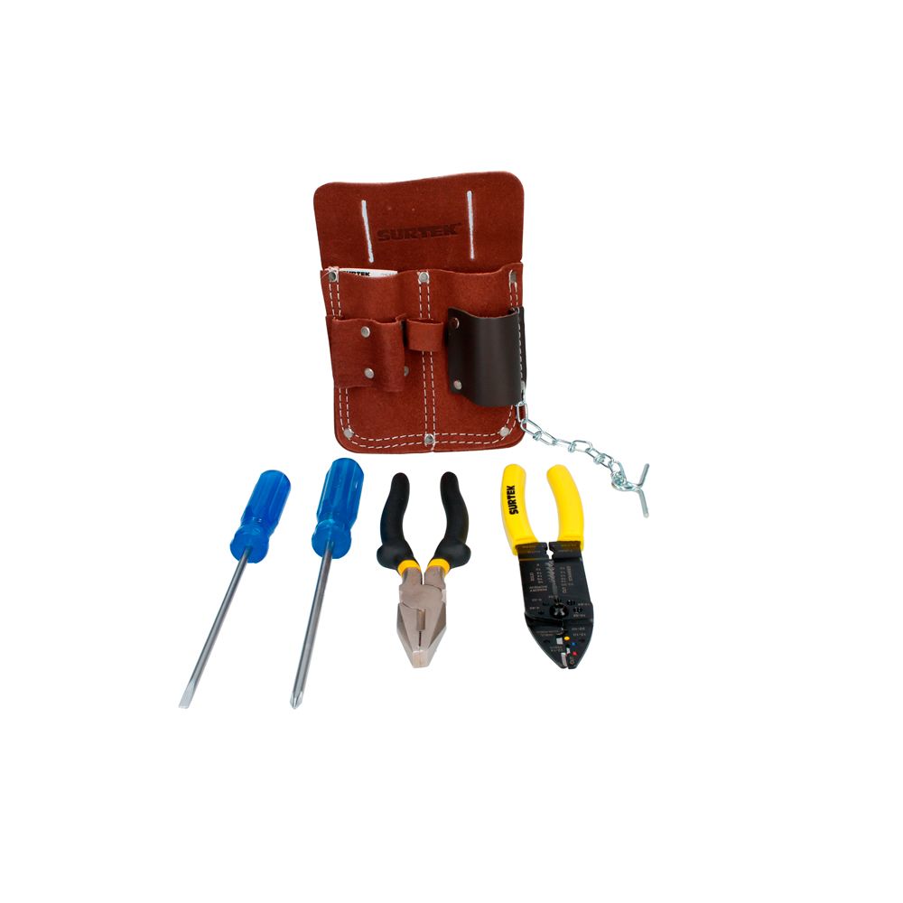Juego combinado de herramientas para electricista, 5 piezas Surtek