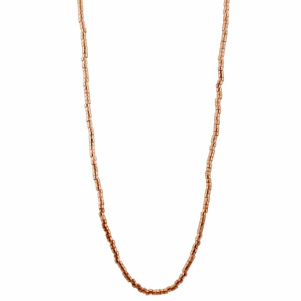 Sheila Fajl Long Tube Necklace, Color: Rose Gold
