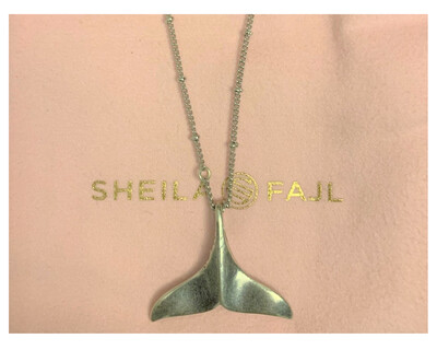 Sheila Fajl Whale Tail Necklace
