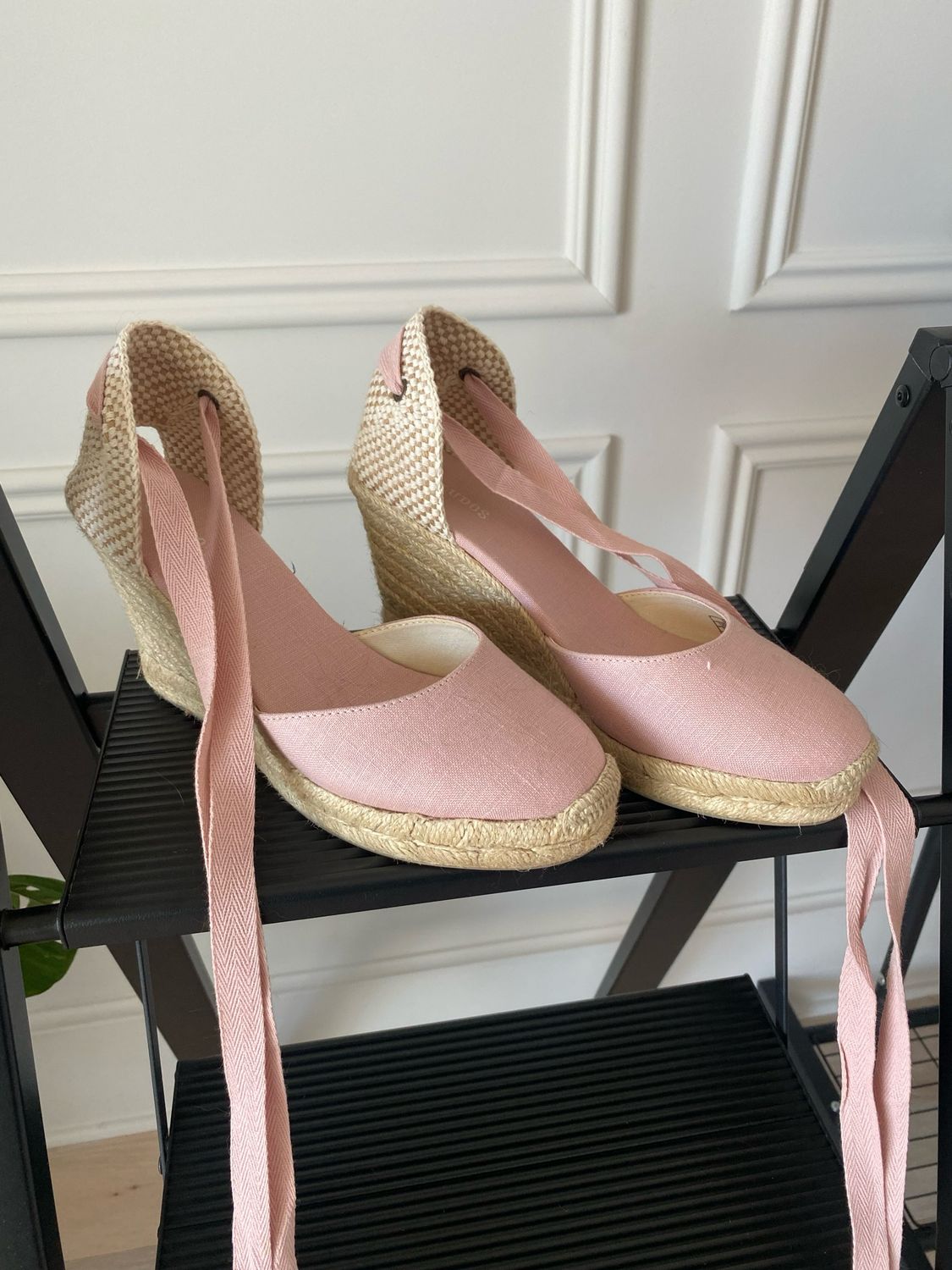 Soludos Marseille Wedge, Rosa Pink, Size 8