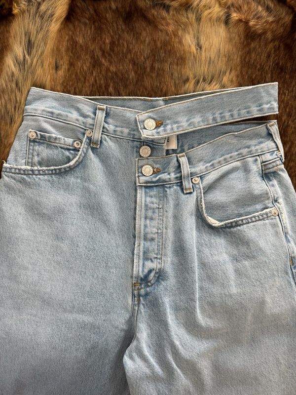 AGOLDE “Broken Waistband” Jeans, Size 27