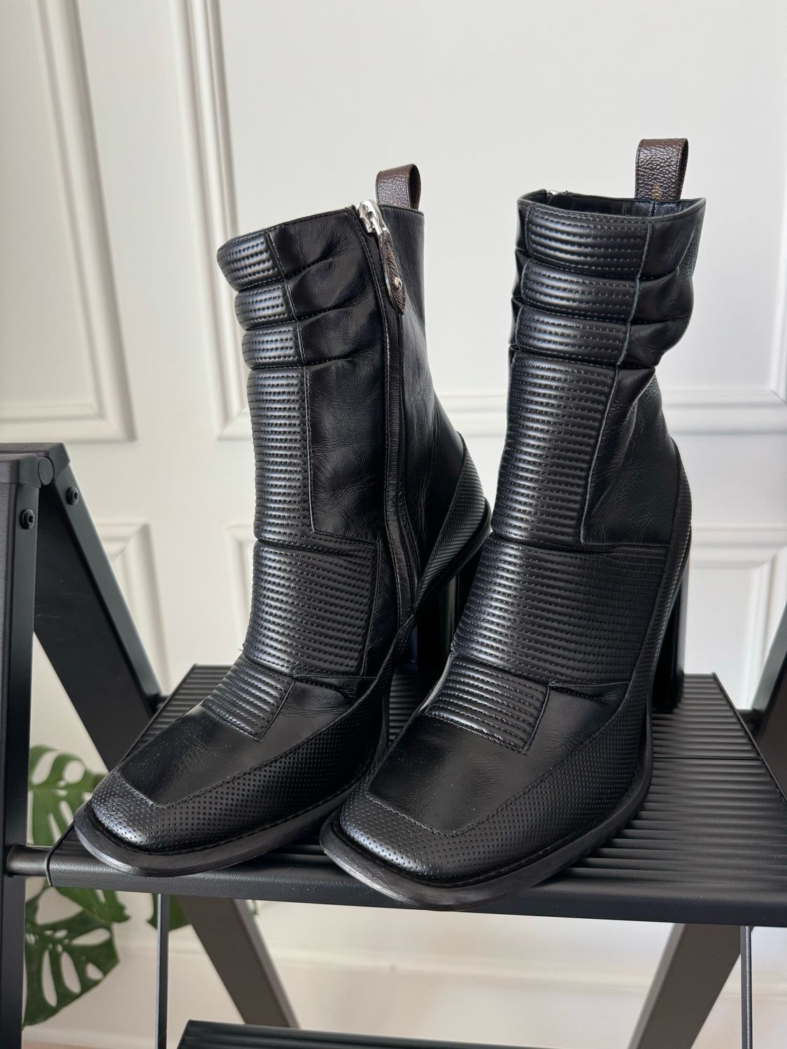 Louis Vuitton Berlin Black Ankle Boot, Size Women’s US8