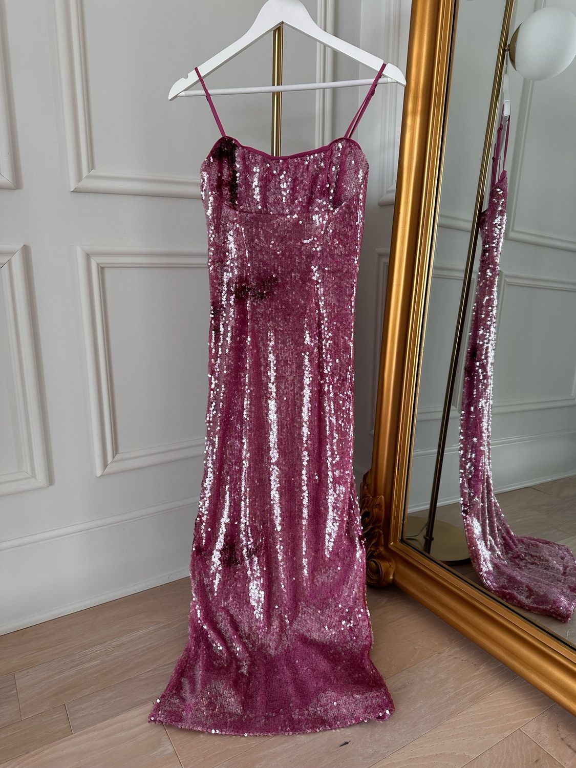 Bardot Infinite Sequin Maxi Dress, Size 6