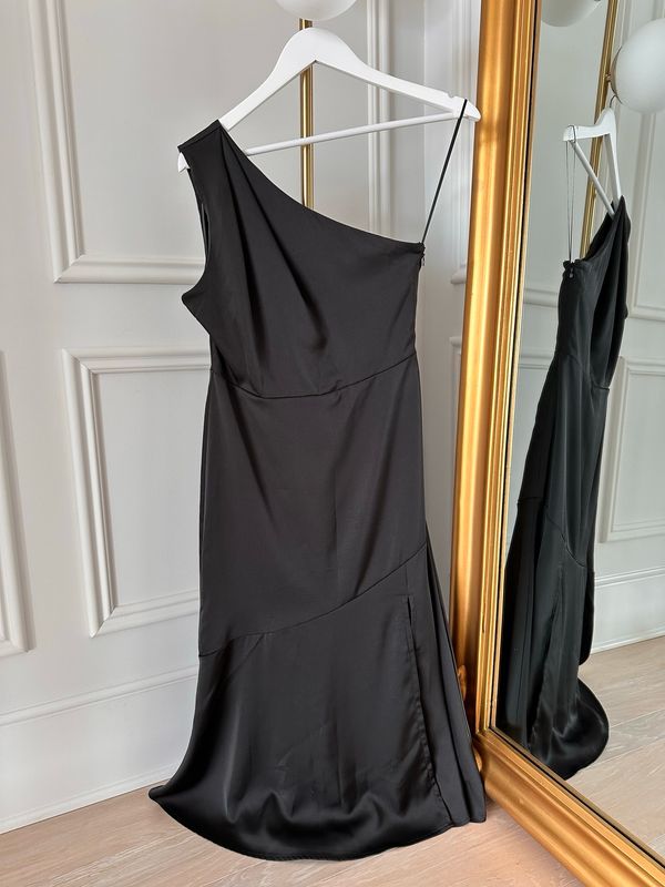 Sam Edelman One Shoulder Black Dress, Size 4