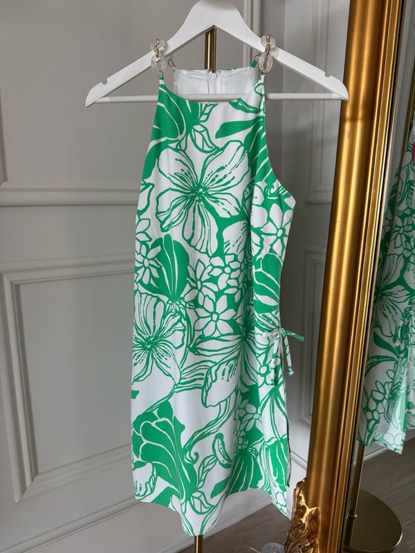 Lilly Pulitzer Green/White Romper, Size 6