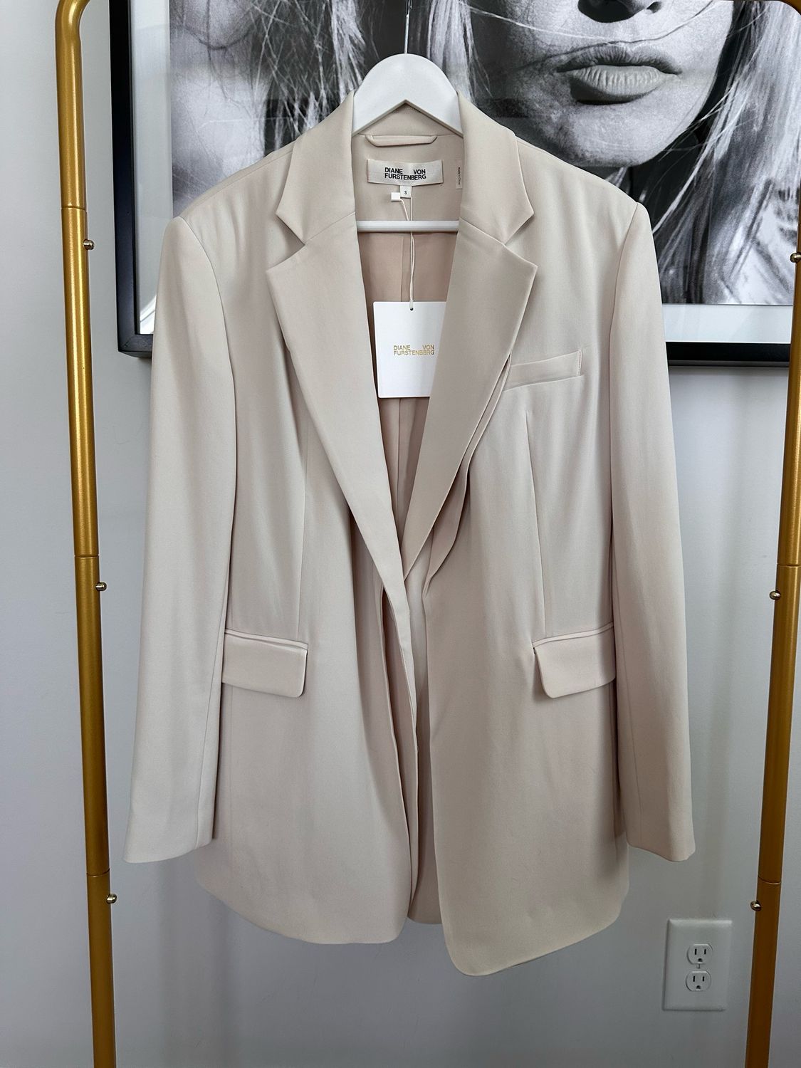 Dianne Von Furstenberg Single Layered Blazer, Small