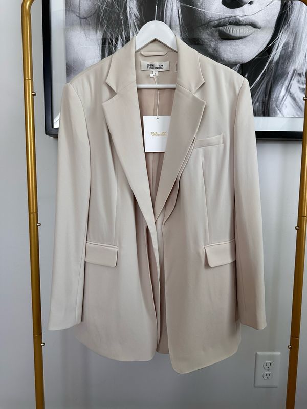 Dianne Von Furstenberg Single Layered Blazer, Small