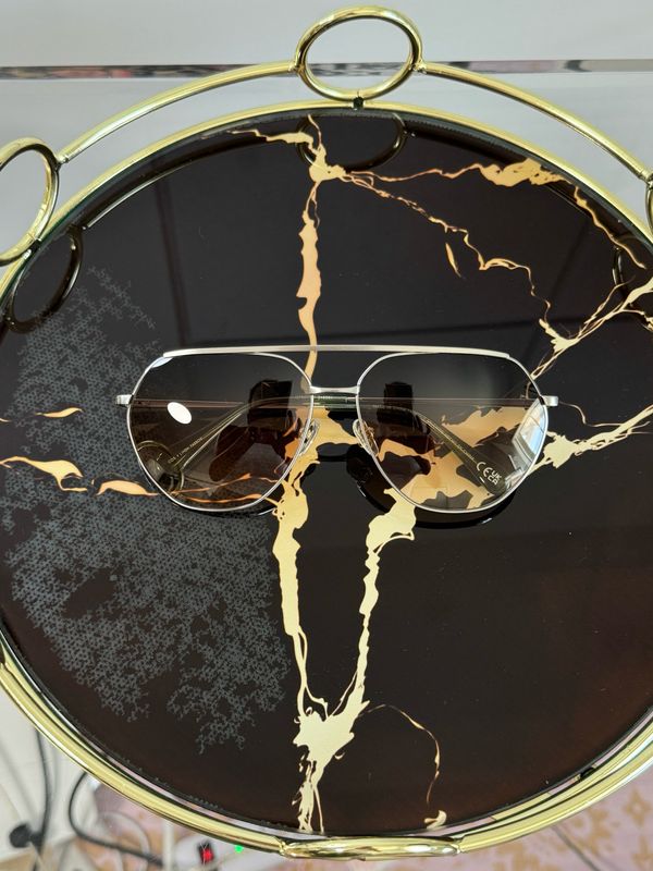 Cos X Linda Farrow Collab Gradient Aviator Style Sunglasses