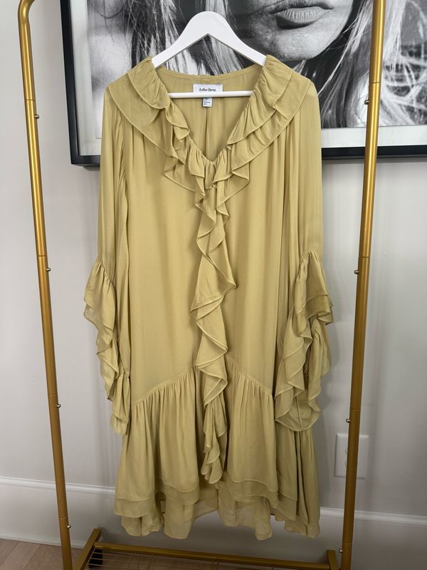 And Other Stories Flounced Drop Waist Dress, Size Small
