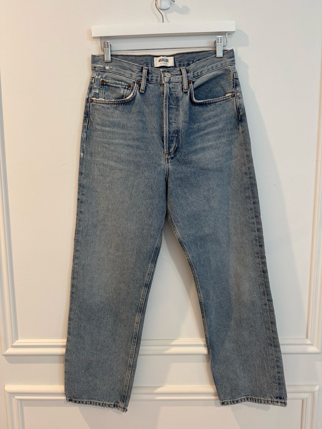 AGOLDE 90s Crop Mid Rise, Size 25