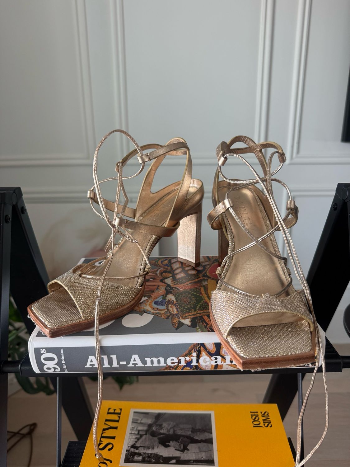 Daniella Shevel Gold “Pinot” Pumps, Fits Women’s Size US8 (READ CAPTION!)