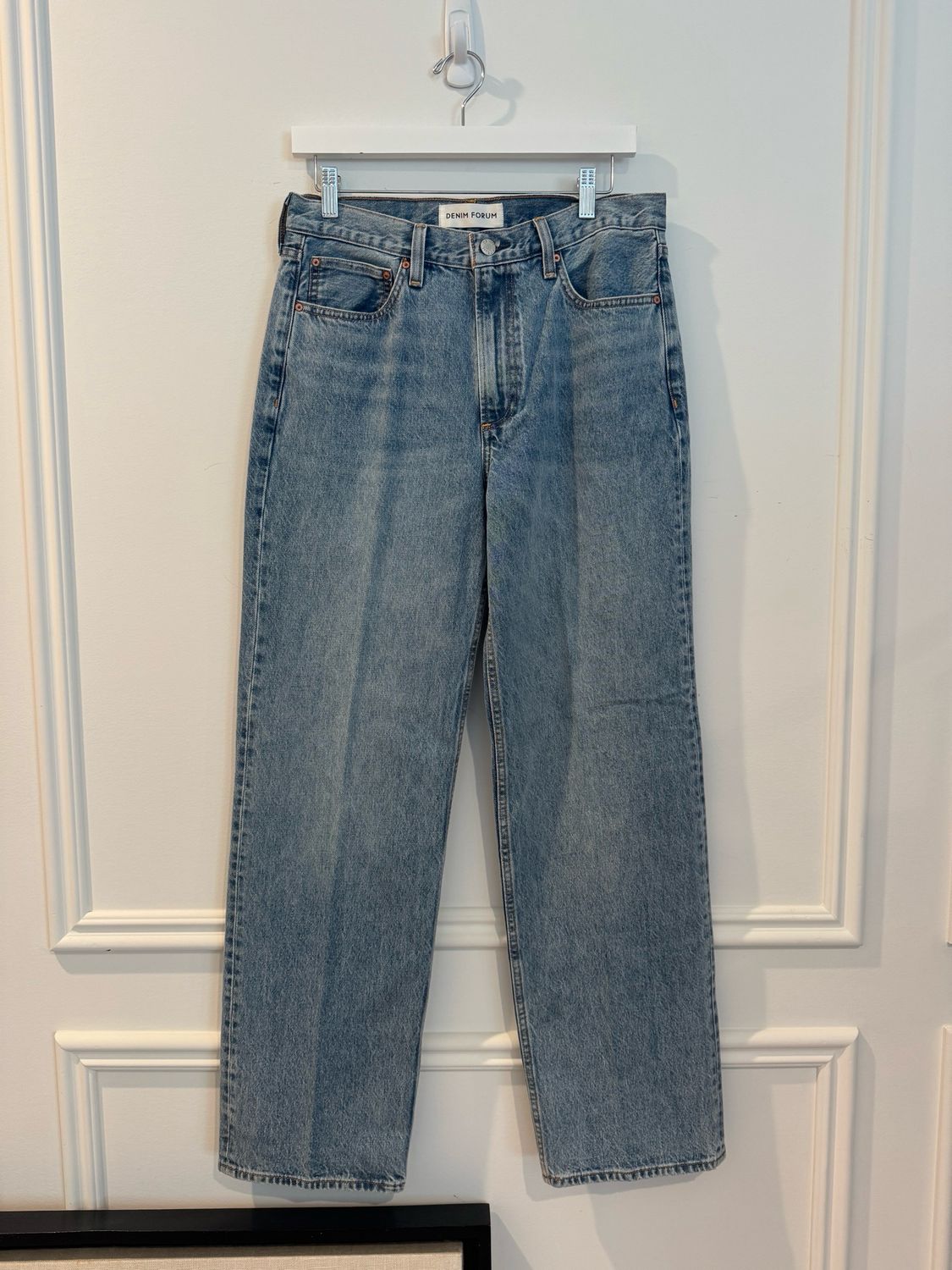 Denim Forum “The 90s Iggy Low Rise” Jeans, Size 27