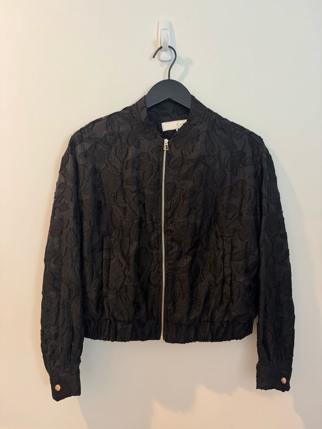 Zara “Organza Bomber Jacket” Size Small