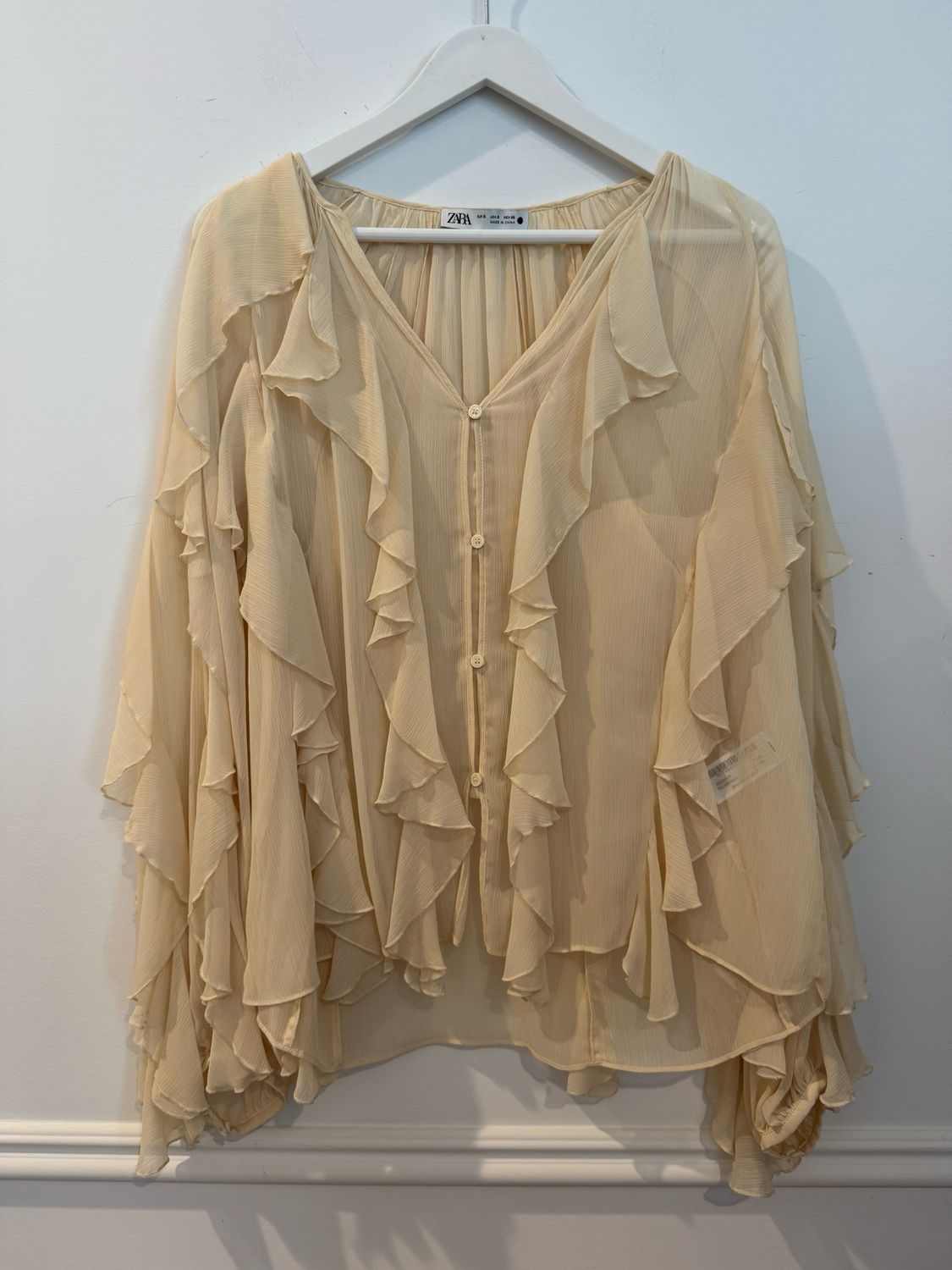 Zara Flowy Blouse, Size Small