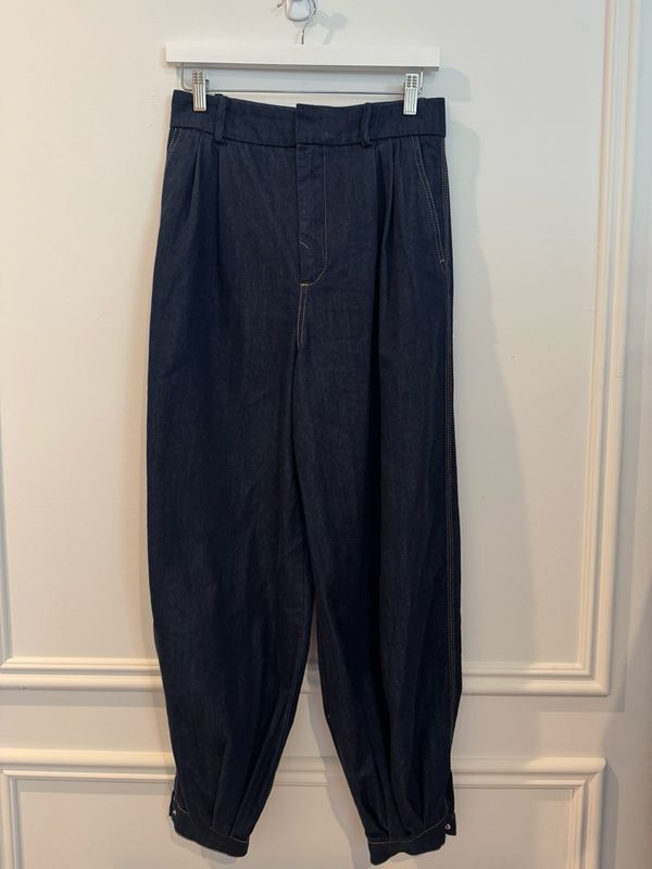 Zara Denim Balloon Pants, Size Small