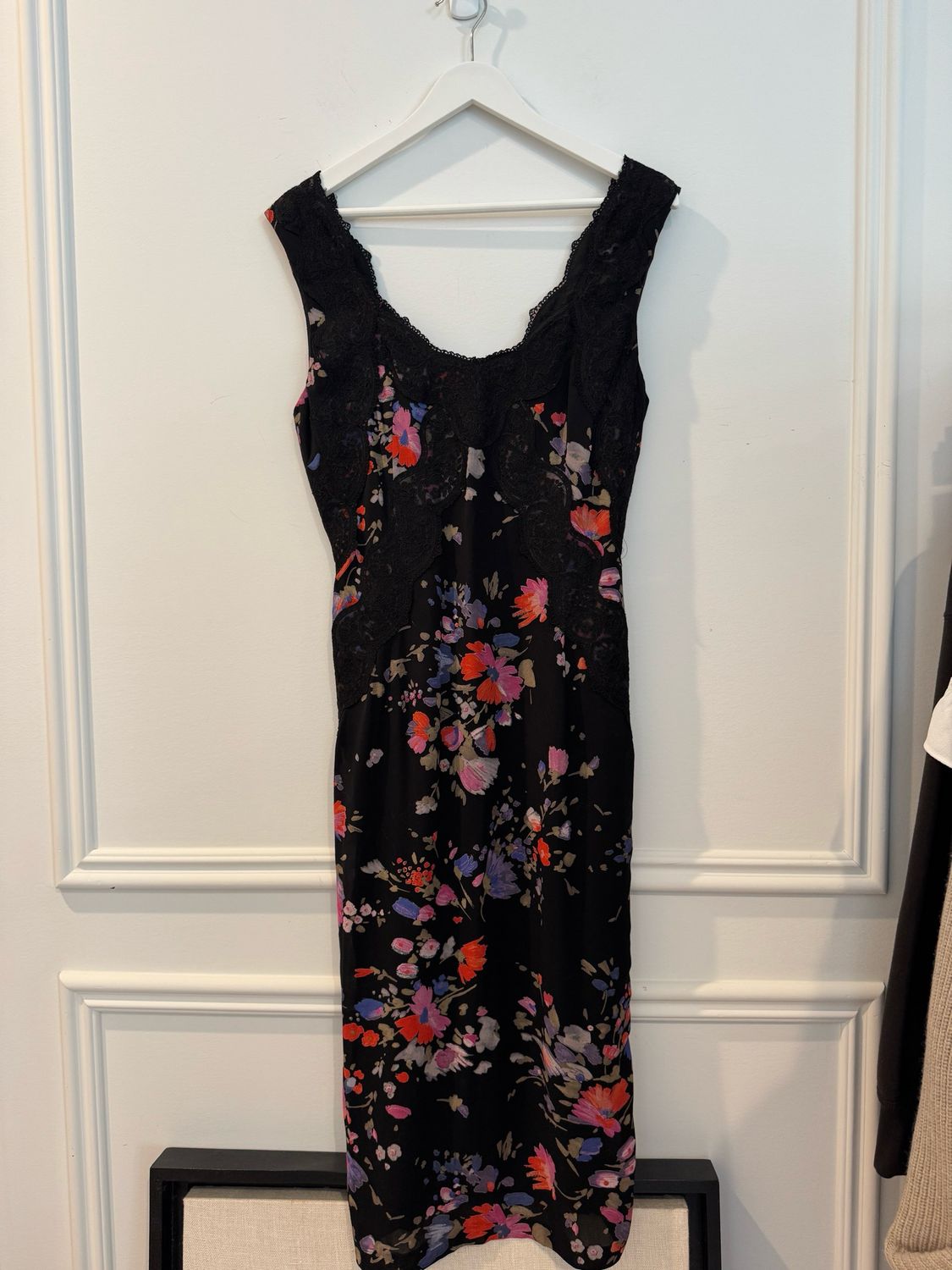 Dolce &amp; Gabbana Floral Lace Slip Dress, Fits a US Size 6