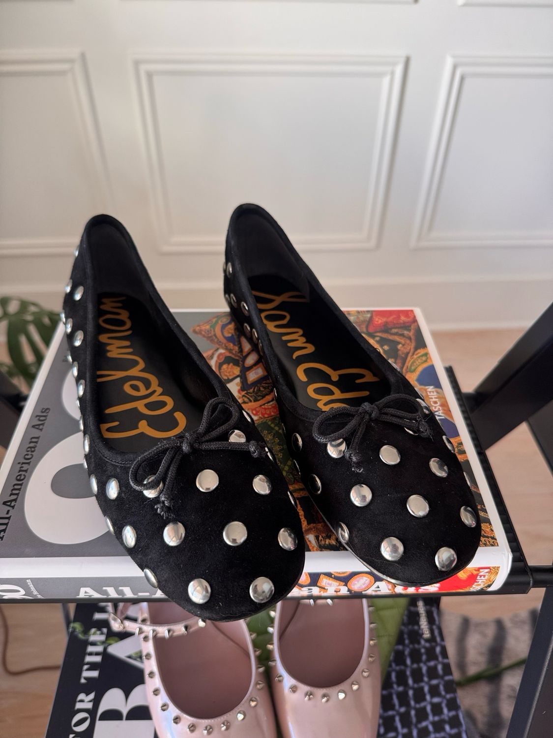 Sam Edelman Alie Studded Ballet Flats, Size 8