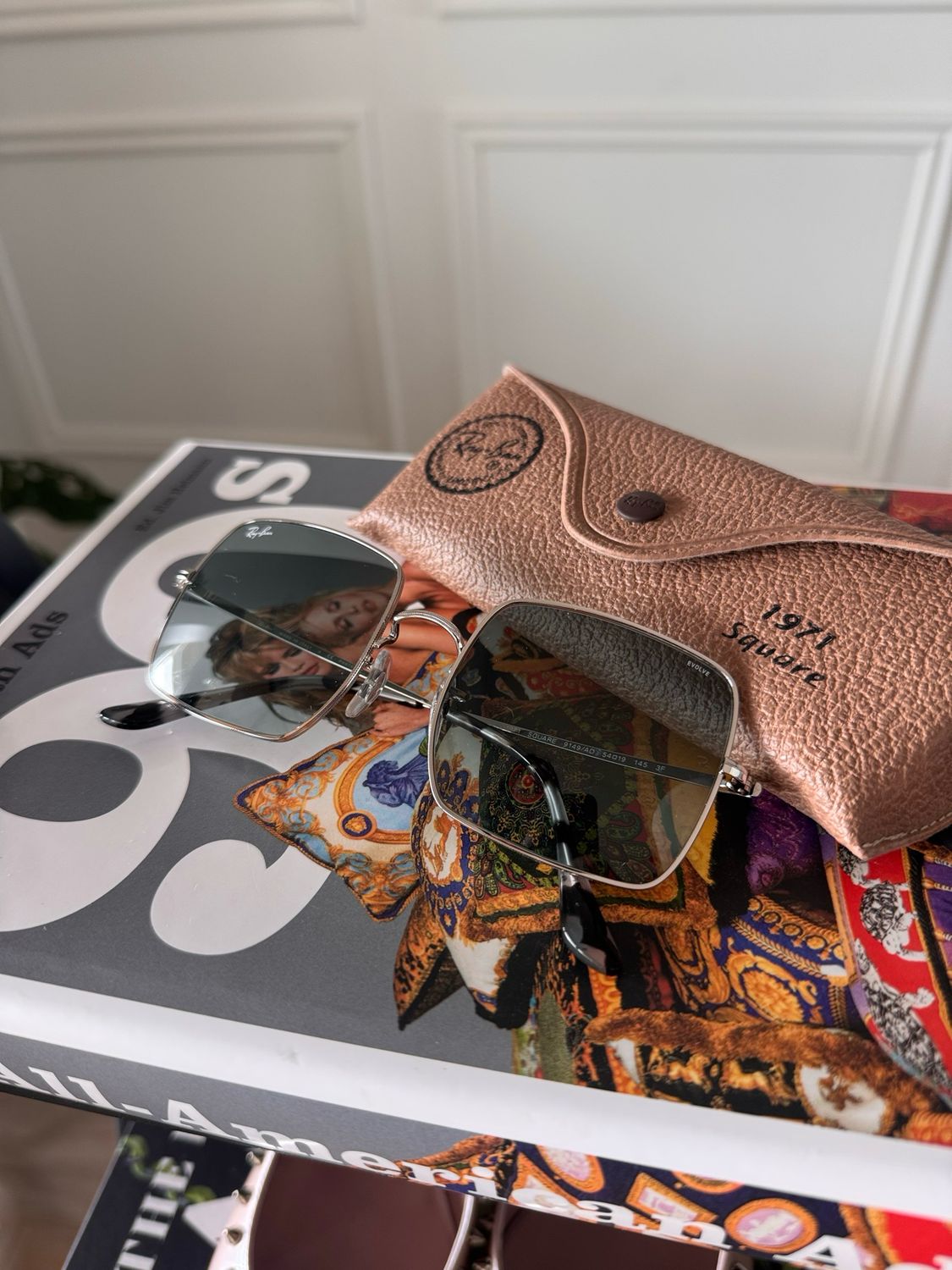 Ray Ban Sunglasses 1971 Square, Silver