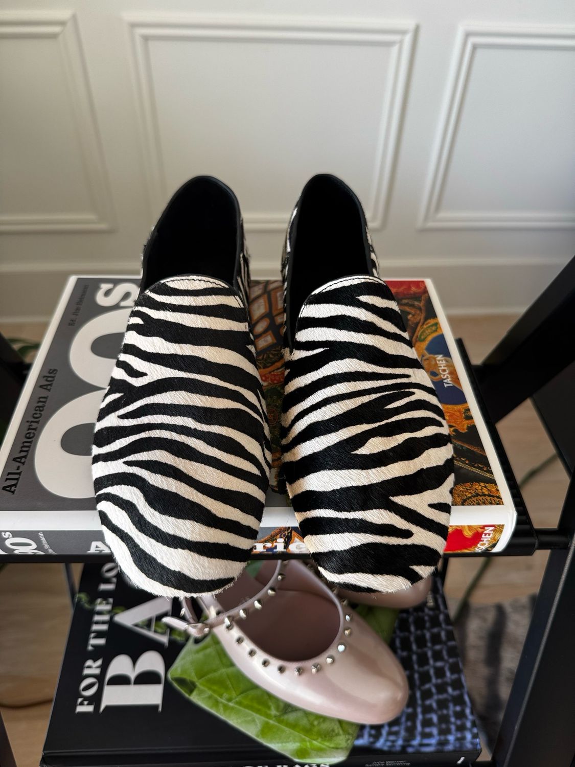 Zara Animal Print Loafers, Size Women’s US8