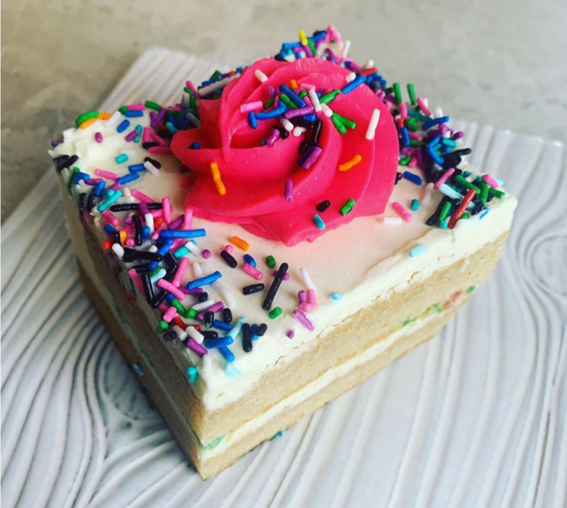 Funfetti Cake Slice