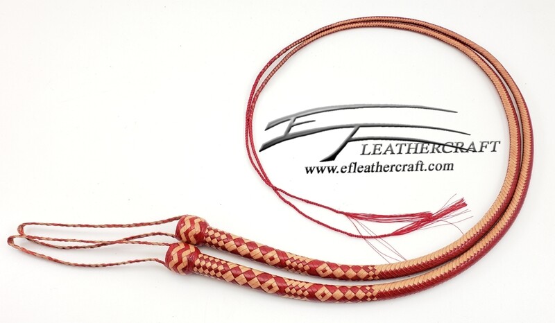 4' Kangaroo Signal Whip 16 Plait - Matching Set 4' Kangaroo Signal Whip 16 Plait - Matching Set