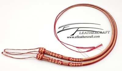 4' Kangaroo Signal Whip 16 Plait - Matching Set 4' Kangaroo Signal Whip 16 Plait - Matching Set