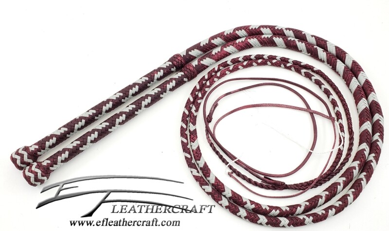 Nylon Bullwhip Matching Set - 6' - 16 Plait Nylon Bullwhip Matching Set - 6' - 16 Plait