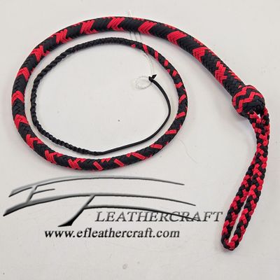 Nylon Signal Whip - 4ft - Black and Red Nylon Signal Whip - 4ft - Black and Red