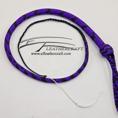 Nylon Signal Whip - 4ft - Purple and Black 