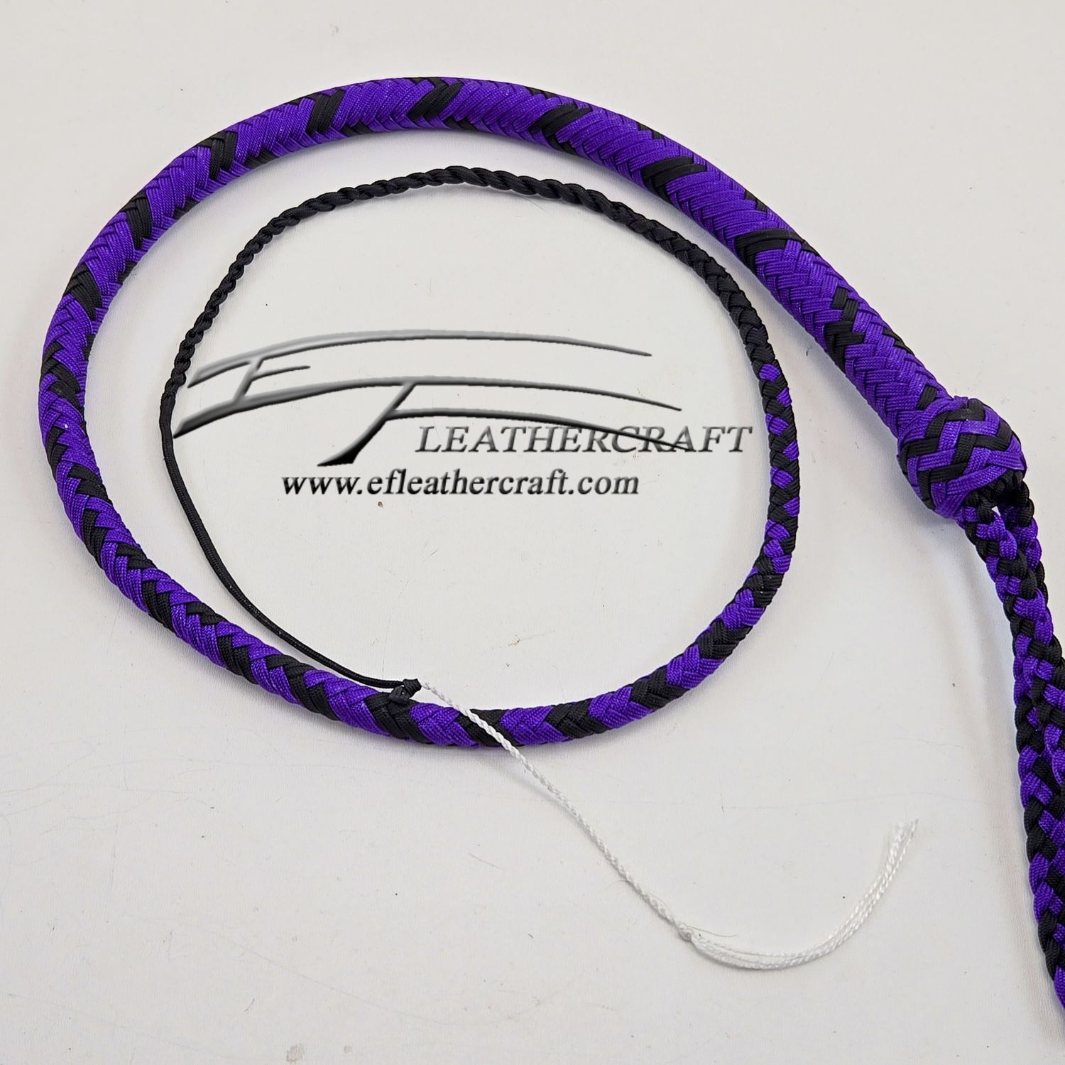 Nylon Signal Whip - 4ft - Purple and Black 