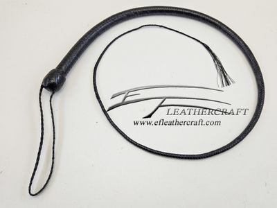 Kangaroo Signal Whip - 4ft - 16 plait - Black