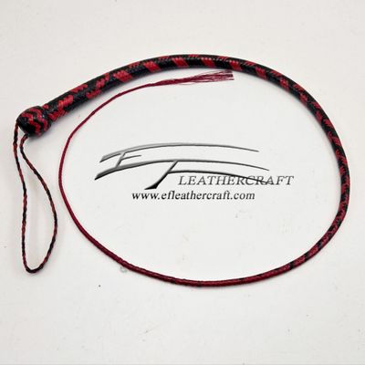 Kangaroo Signal Whip - 3ft - 16 plait - Black to Red