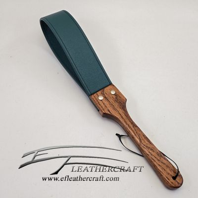 Saffaino Leather Paddle - Teal