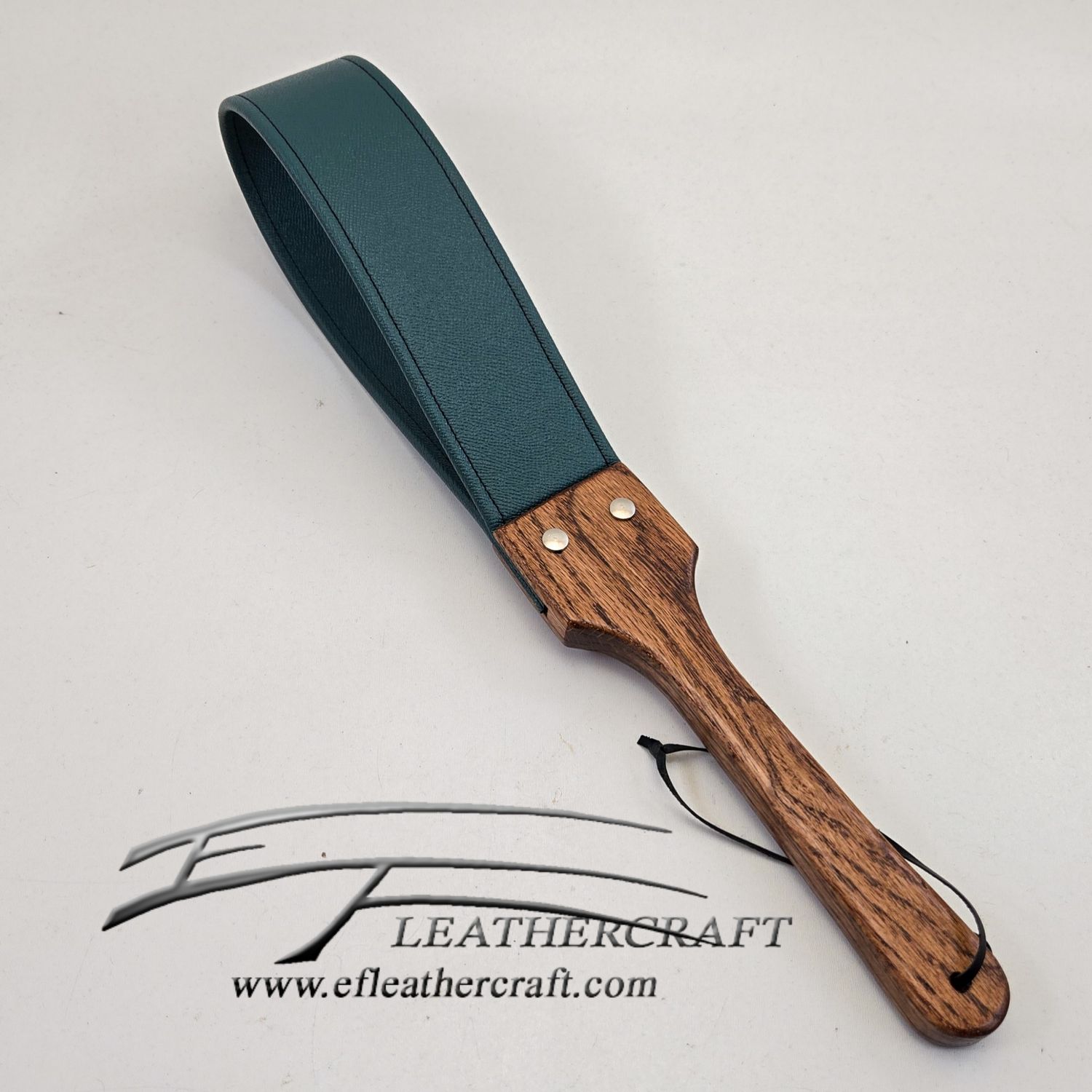 Saffaino Leather Paddle - Teal