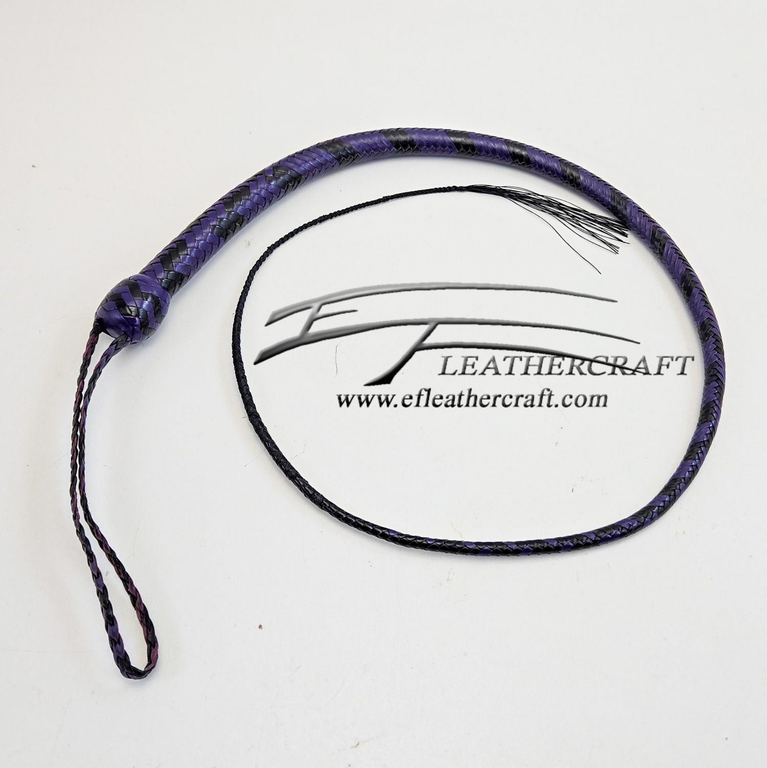 Kangaroo Signal Whip - 3ft - 16 plait - Purple to Black