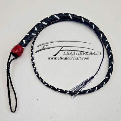 4ft 16-Plait Kangaroo Signal Whip – Leather Pride 