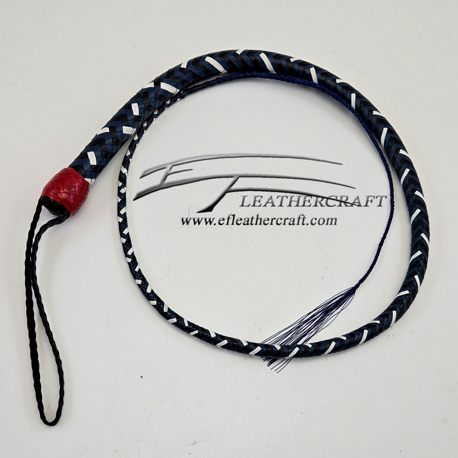 4ft 16-Plait Kangaroo Signal Whip – Leather Pride 